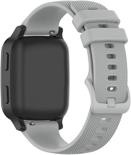 Silikónový remienok 18 mm univerzálny pre teleskopy Smartwatch sivý