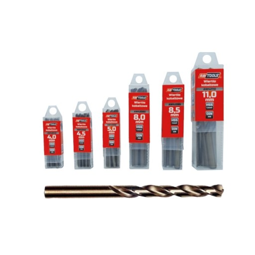 AWTOOLS KOBALTOVÝ VŔTAČ DO KOVU 3,2 mm 10 ks. AW42032