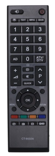 DIAĽKOVÉ OVLÁDANIE PRE TV TOSHIBA CT-90326 TV