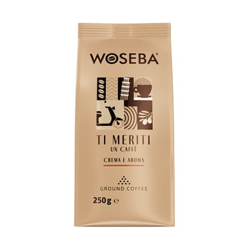 Woseba ti meriti un caffe crema e aróma pražená mletá káva 250g
