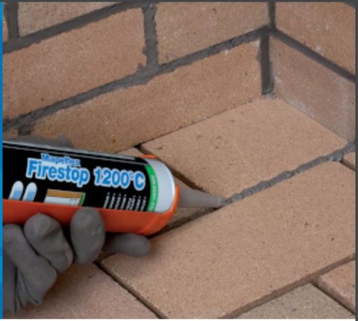 Požiarna škárovacia hmota, lepidlo MAPEFLEX FIRESTOP 1200`C 300ml
