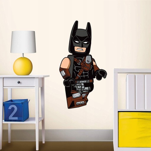 LEGO Movie 2 - Staticker Batman Pohyblivá stena alebo sklenené puzzle 52372