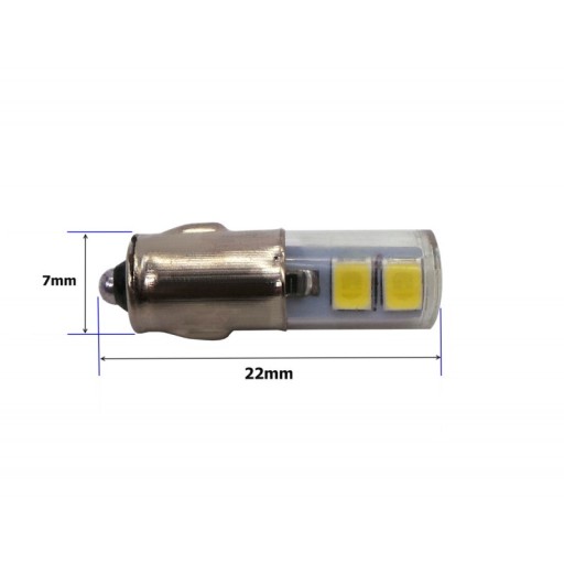 BA7S LED žiarovka 12V 250lm TEPLÁ biela 2800K