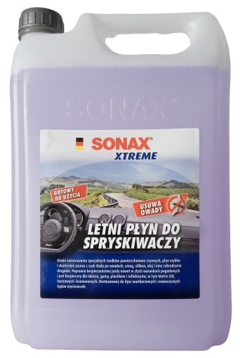 LETNÁ KVAPALINA DO OSTREKOVAČOV 4L Sonax Xtreme NANOPRO