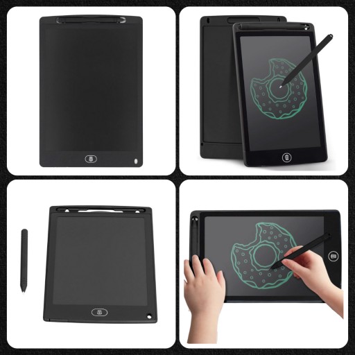 8,5-PALCOVÝ GRAFICKÝ TABLET NA KRESLENIE, OBRAZOVANIE, TABUĽKA LCD, ČIERNA