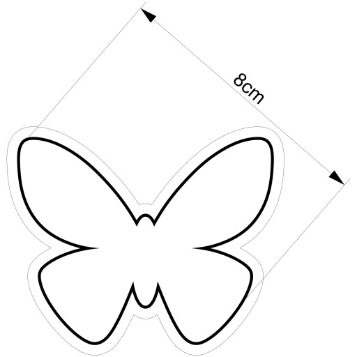 Vykrajovač na motýľ Butterfly 6