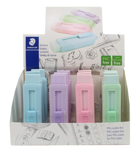 Pastel Steadtler PVC zaťahovacia guma