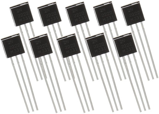 Tranzistor 2N2222 NPN Bipolárny Arduino 10ks