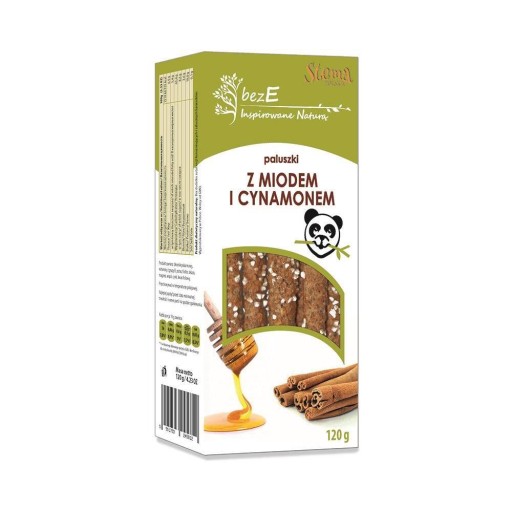 Tyčinky STEMA & MANLESS s medom a škoricou bez E 120g
