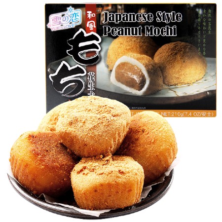 MOCHI RYŽOVÉ KUCHYNICE S ARAŠIDMI 210g