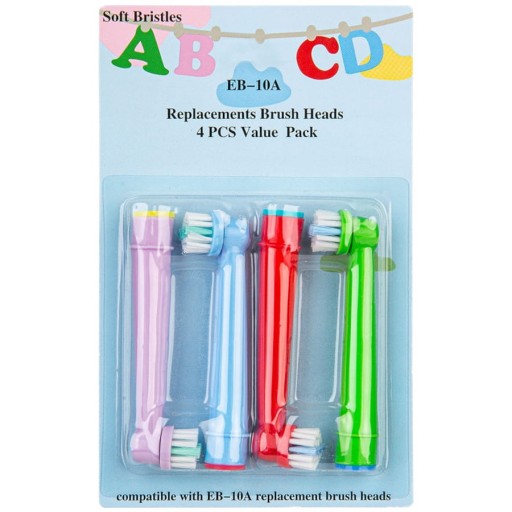 Hlavice zubnej kefky Oral-B Braun pre deti x4