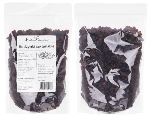 Sušené hrozienka ZDRAVOTNÁ KUCHYŇA 1KG Sultana