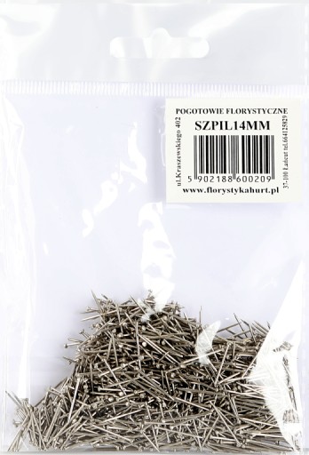 Krátke krajčírske špendlíky 14mm/1100ks/50gramov