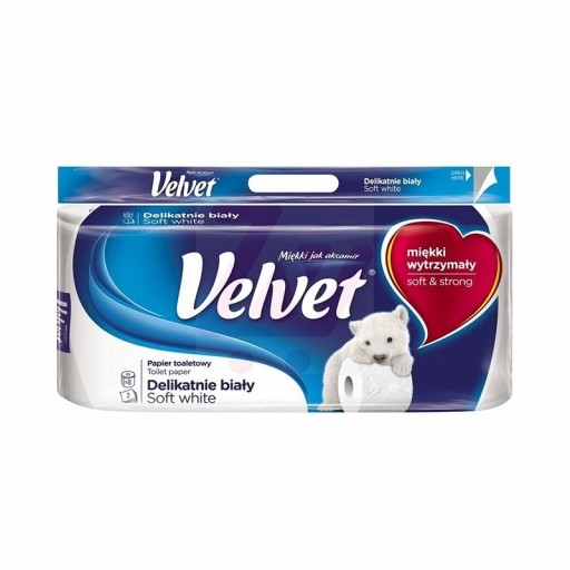 Celulózový toaletný papier 3w biely Velvet (8)