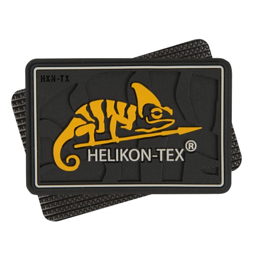 Čierna nášivka s logom Kameleon HELIKON