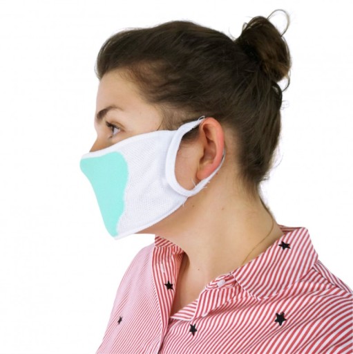 OPÄTOVNE POUŽITEĽNÁ ochranná maska s ochrannou maskou s iónmi striebra