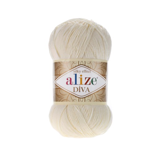 Priadza Diva - 383 Ecru Alize