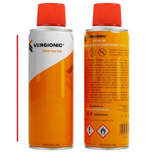 UNIVERZÁLNY TUK MULTIFUNKČNÝ 200ML SPREJ NA ODSTRAŇOVANIE HRDZE