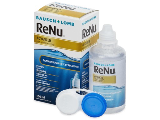 ADVANCED tekutina na šošovky 100 ml trojitá dezinfekcia