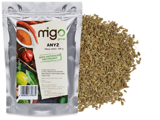 ANÍZOVÉ zrno, Anízové zrná - 100g - MIGOskupina