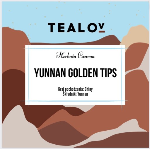 Prírodný čaj 100g YUNNAN GOLDEN TIPS Tealov