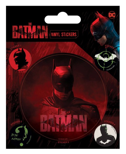 Značkové nálepky Batman Vengeance, sada 5 kusov