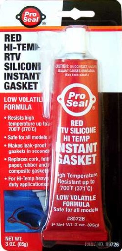 PRO SEAL vysokoteplotný medený silikónový tmel červený 85g