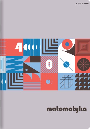 A5 TOP-2000 mriežkový zápisník, 60 listov, matematika