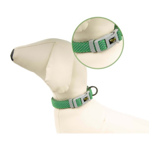 TREND DOTS Click golier 40-66cm Zelený 25mm