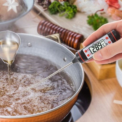 DIGITÁLNY LCD KUCHYŇSKÝ TEPLOMER SONDA NA MÄSO VÍNO