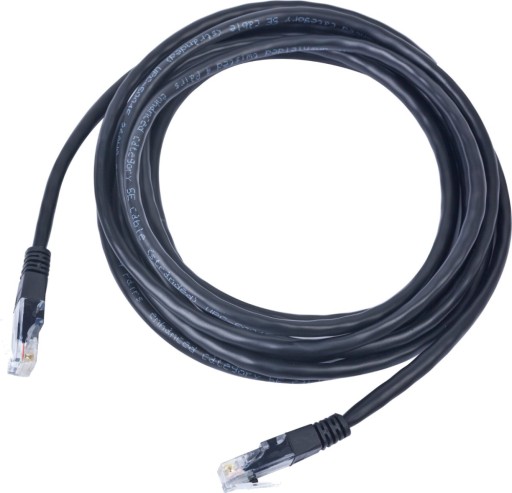 Gembird PP12-3M/BK UTP sieťový kábel kat.5e Patch kábel RJ-45 (3 m) čierny
