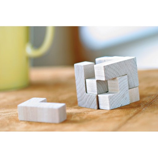 DREVENÁ KOCKA 3×3×3 7 ELEMENTOV