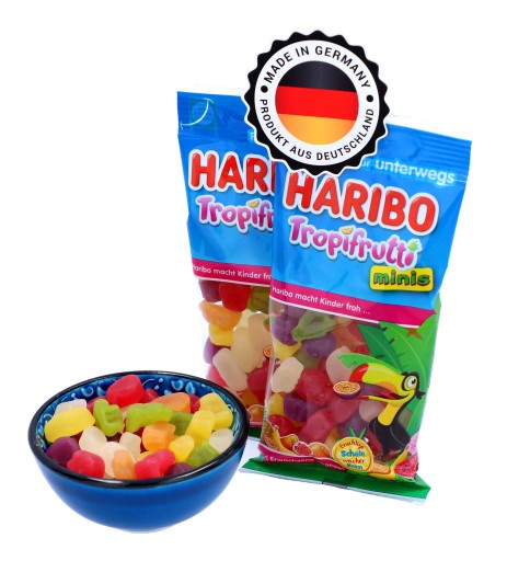 HARIBO MINI Tropické ovocné želé 75g DE