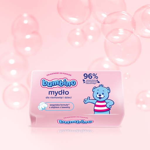BAMBINO mydlo pre deti a bábätká s lanolínom