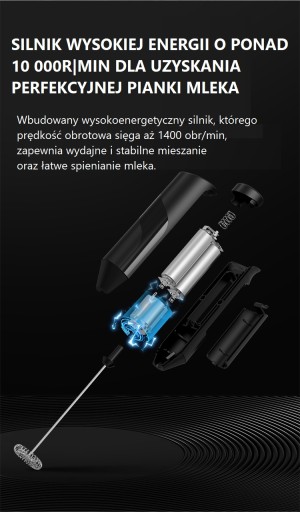 Napeňovač mlieka MINI NAPEŇOVAČ MLIEKA NA BATÉRIU
