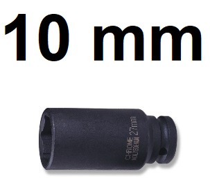 Nárazová objímka dlhá 1/2 10mm S03AD4110 Jonnesway