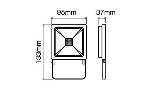 Halogénová neutrálna biela 800 lm 10 W