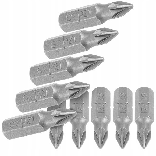 Skrutkovacie bity PZ1 25mm KLIMAS 10 ks.