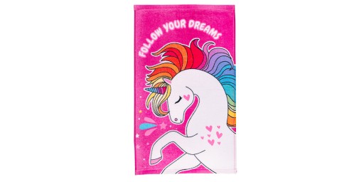 Osuška do škôlky 30x50 Animals Unicorn Dreams