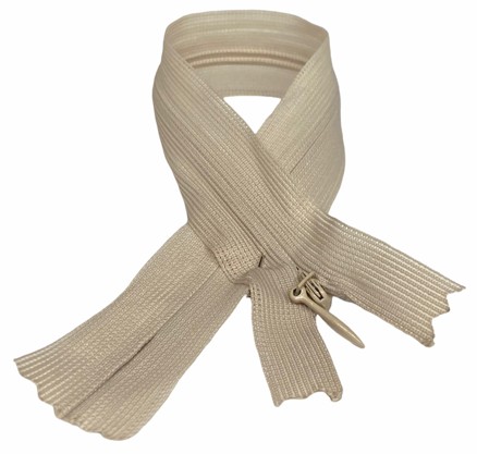 Pevný skrytý zips sabbia 2 22 cm