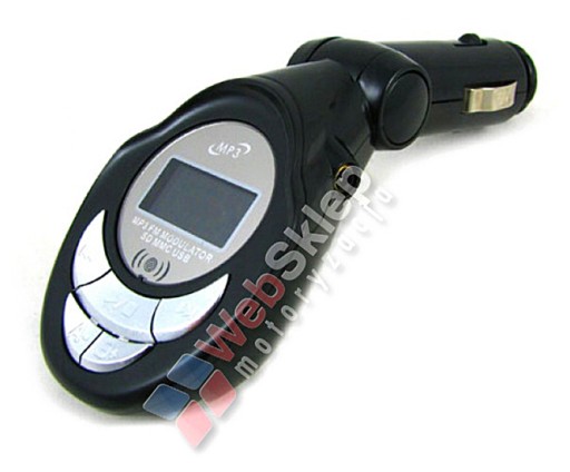 W6Z19 TRANSMITER FM MP3 WMA USB KARTA SD KARTA MMC REMOTE 0000-00