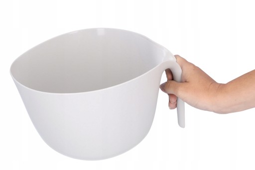 PLASTOVÁ kuchynská misa na šľahanie, miešanie, miešanie s rúčkou, 3l