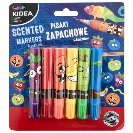 Vonné perá KIDEA 6 farieb