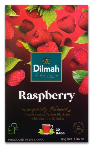 Čierny čaj Dilmah Malina Malina 20 vrecúšok