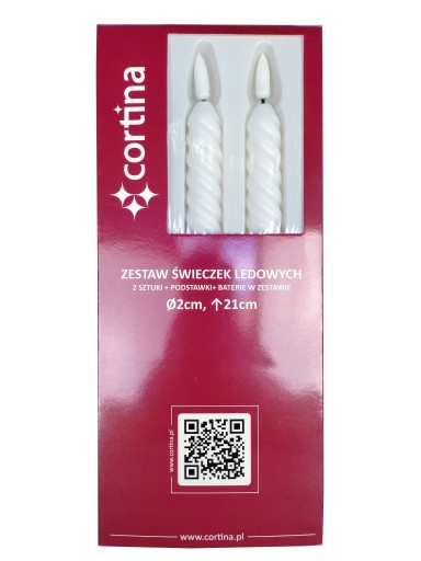 LED SVIEČKY 2 KS SET, AKUMULÁTOROVÉ SVIEČKY R6 21CM DEKORATÍVNE BIELE