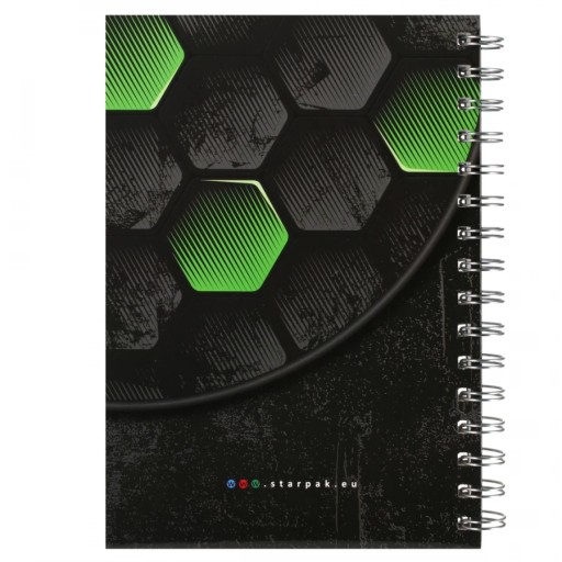 KOŁONOTES NOTEBOOK NOTEBOOK A5 FUTBALOVÝ RAD
