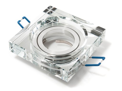 SADA POHYBLIVÉHO SVETLA HALOGÉNOVÉ SKLO + 3W LED ŽIAROVKA + GU10 3000K