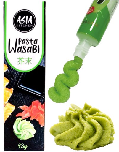 Wasabi pasta v tube 43g japonský chren na sushi