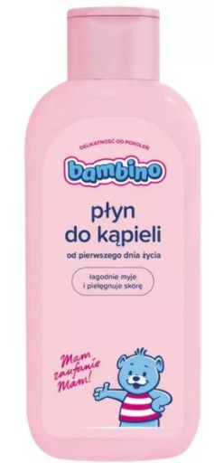 Bambino tekutina do kúpeľa pre dojčatá a deti 400 ml