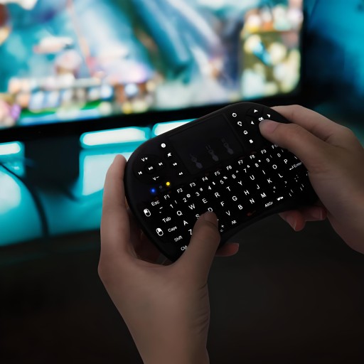 BEZDRÔTOVÁ KLÁVESNICA DOTYKOVÝ OVLÁDAČ S DIAĽKOU MYŠI PRE i8 SMART TV
